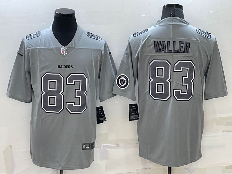 Men Oakland Raiders #83 Waller Grey 2022 Nike Limited Vapor Untouchable NFL Jerseys